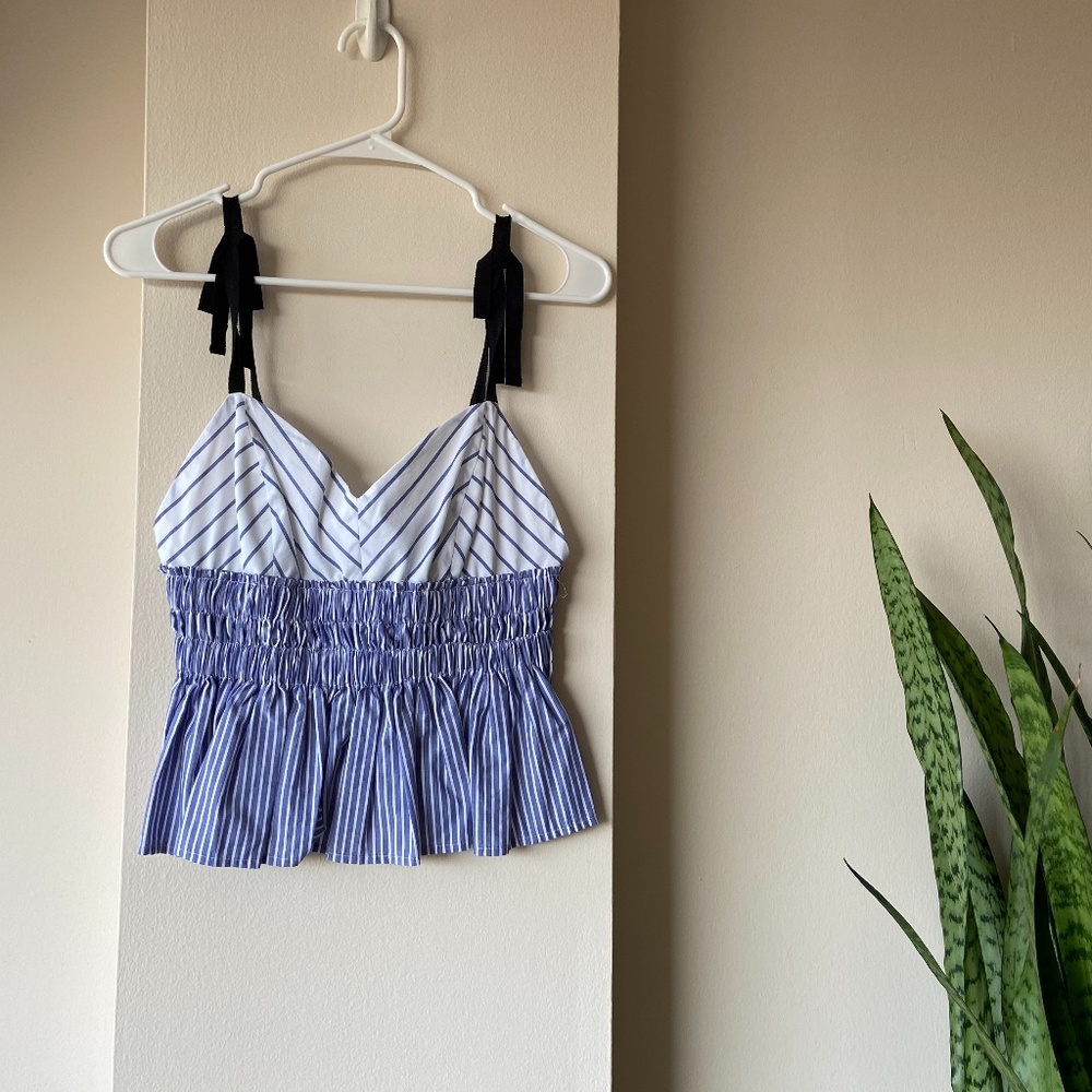 Cute Pinstriped Top